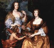 Anthony Van Dyck Portrat der Ladies Elisabeth Thimbleby und Dorothy Viscountess Andover oil painting reproduction